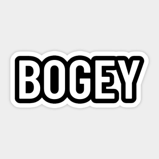 "BOGEY" TriplePar Shirt Sticker